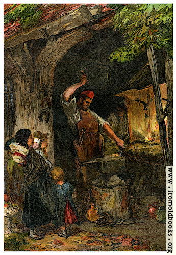 [Picture: The Village Blacksmith]