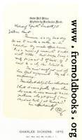 [picture: Charles Dickens: Letter Written the Day before His Death]