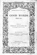 [Picture: The front cover or title page of “Good Words” from 1872]