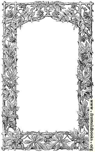 [Picture: Victorian vine-leaf page border]