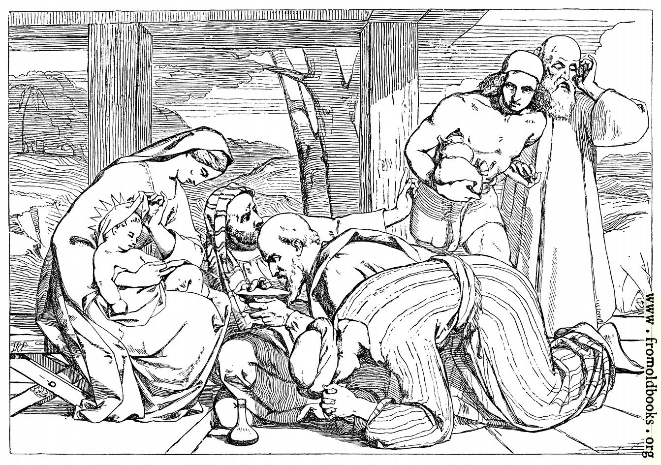 [Picture: The Adoration of the Maji.  By F. R. Pickersgill, R.A.]