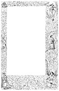 [Picture: Decorative Border With Christian Saints]