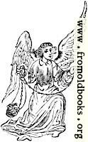 Angel with thurible from full-page border