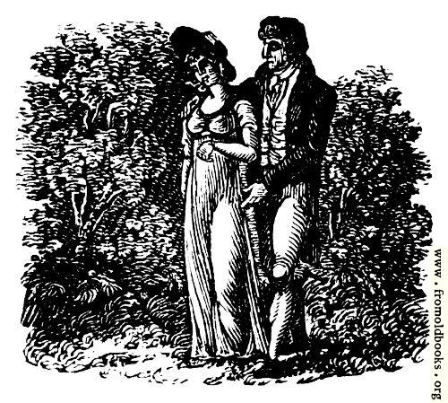 [Picture: 168.—Lovers in the bushes.]