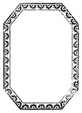 [Picture: 888.—Octagonal Border with starbursts.]