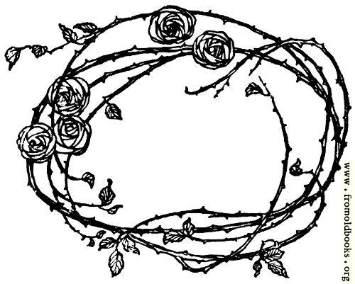 [Picture: Border of Roses and Thorns]