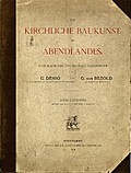 [Picture: Front Cover, Die Kirchliche Baukunst des Abendlandes]