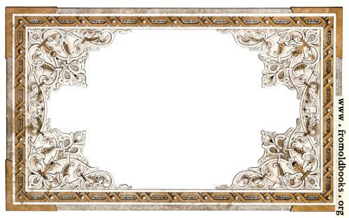 [Picture: Vintage shabby-chic ornate full-page border]