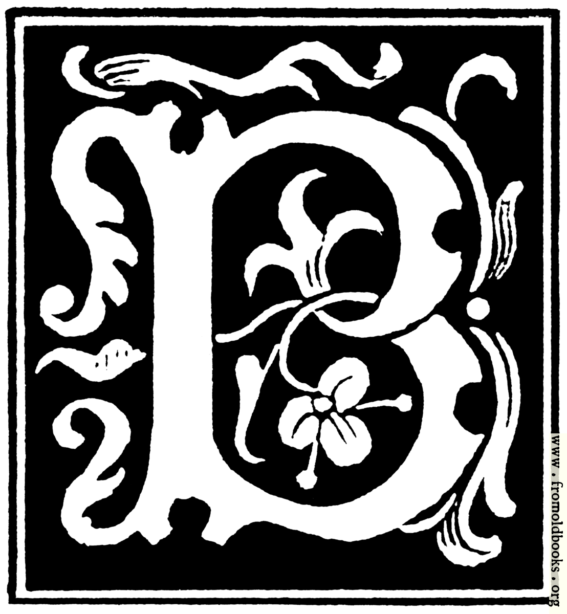 [Picture: Decorative initial letter “B” from 16th Century]