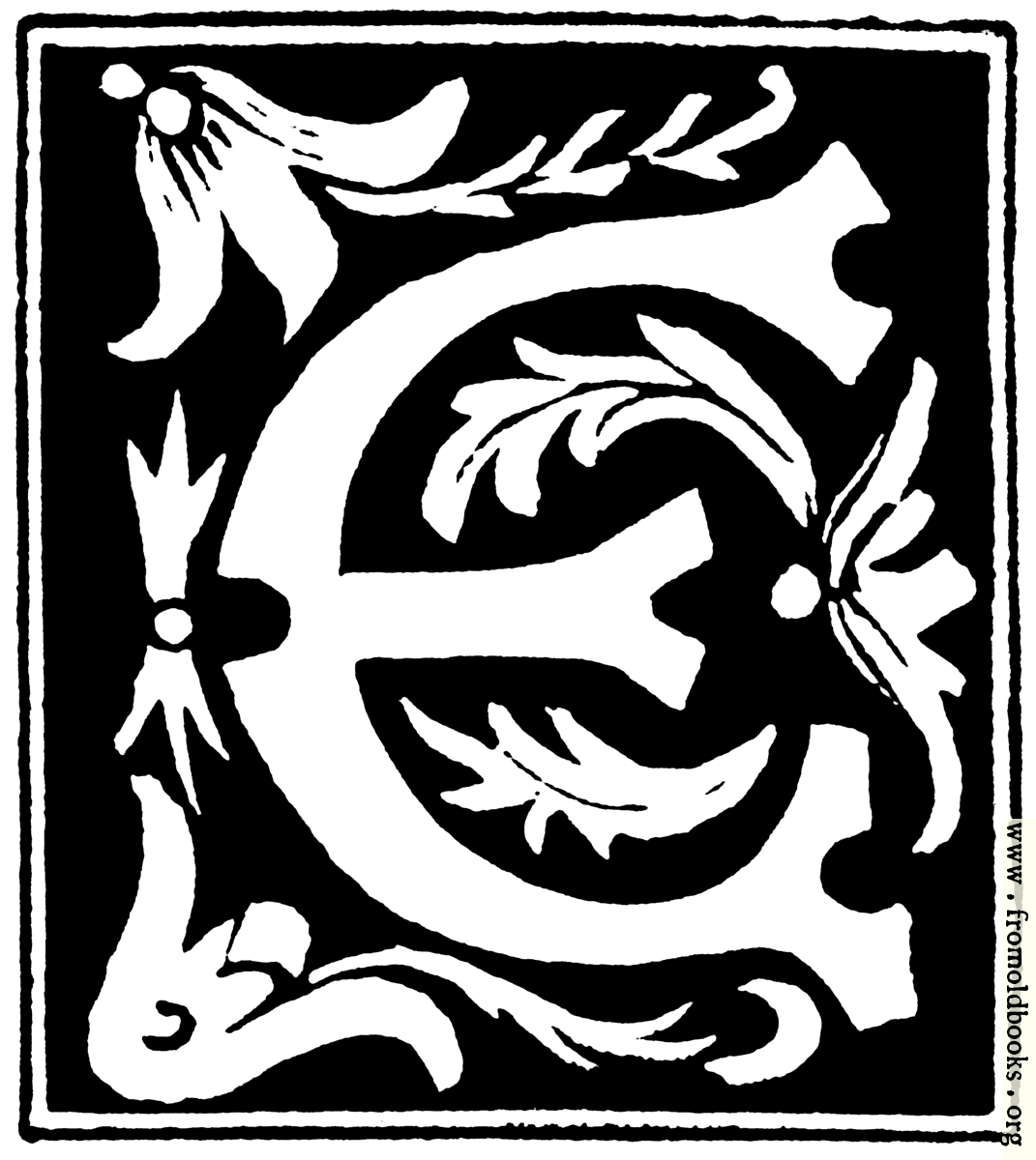 Decorative Letter E