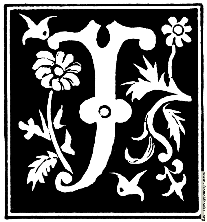 [Picture: Decorative initial letter “J” from 16th Century]