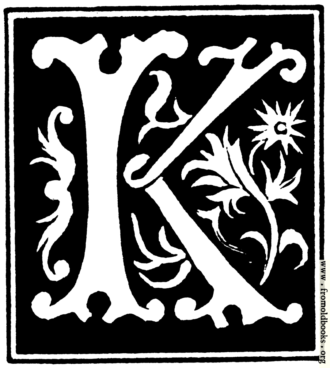 [Picture: Decorative initial letter “K” from 16th Century]
