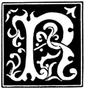 [Picture: Decorative initial letter “R” from 16th Century]