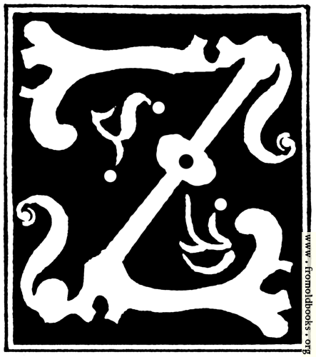 [Picture: Decorative initial letter “Z” from 16th Century]