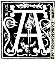 [Picture: Decorative initial letter “A” from 16th Century]