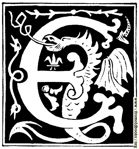 [Picture: Decorative initial letter “E” from 16th Century]