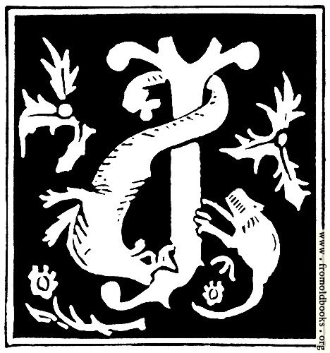 [Picture: Decorative initial letter “J” from 16th Century]