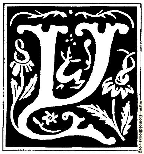 [Picture: Decorative initial letter “Y” from 16th Century]