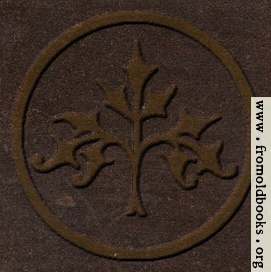 [Picture: 53.19.—Decorative stylised tree (embossed leather version)]