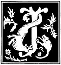Decorative initial letter âJâ from 16th Century
