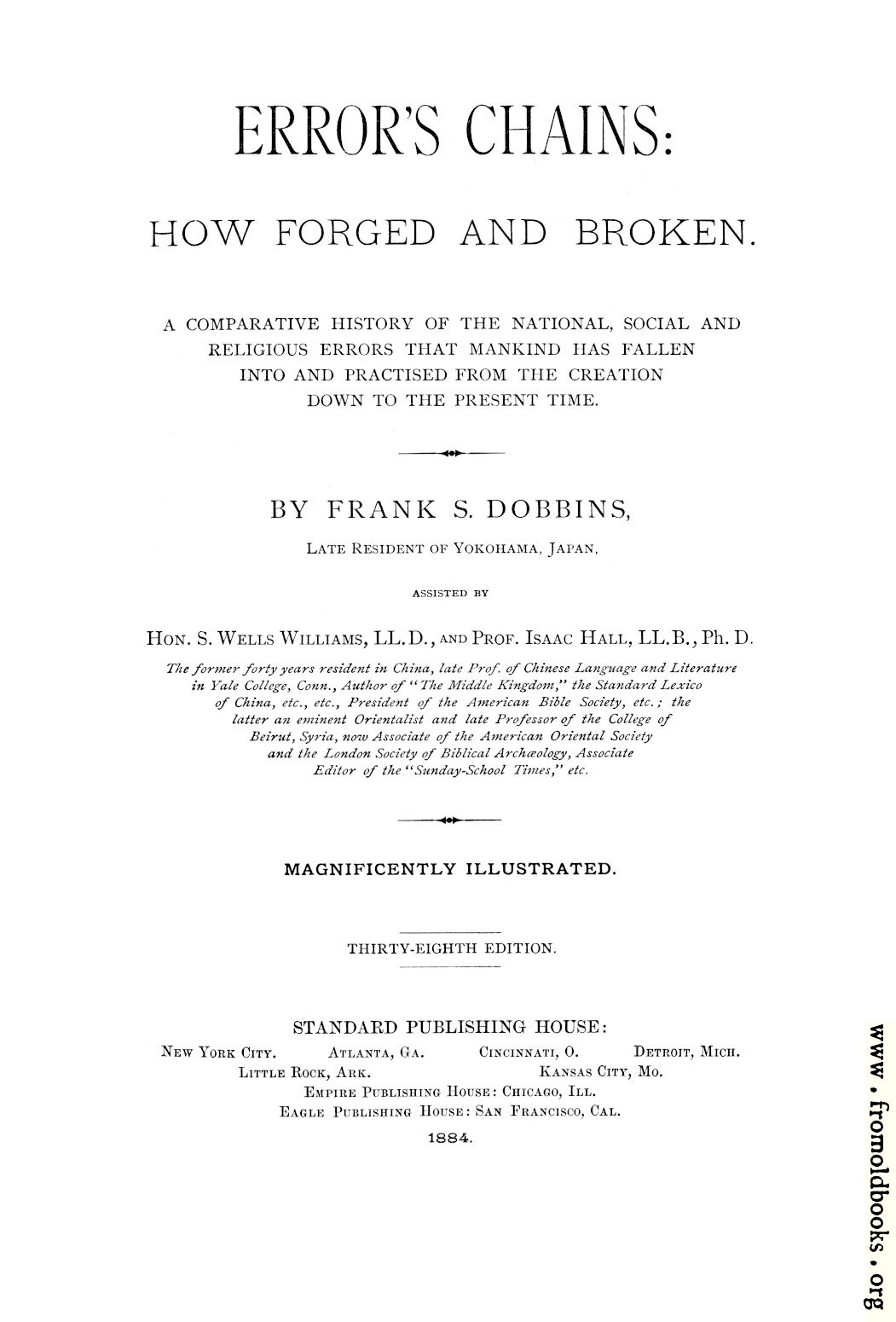 [Picture: Title Page, Error’s Chains]