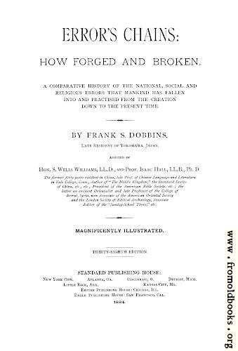 [Picture: Title Page, Error’s Chains]