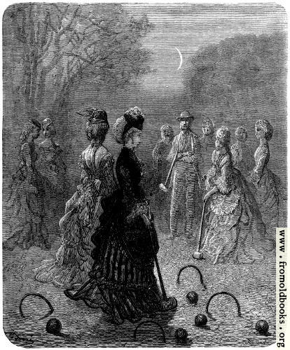 [Picture: Croquet in the Moonlight]