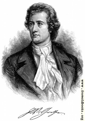 [Picture: Frontispiece - Portrait of Goethe with his signature]