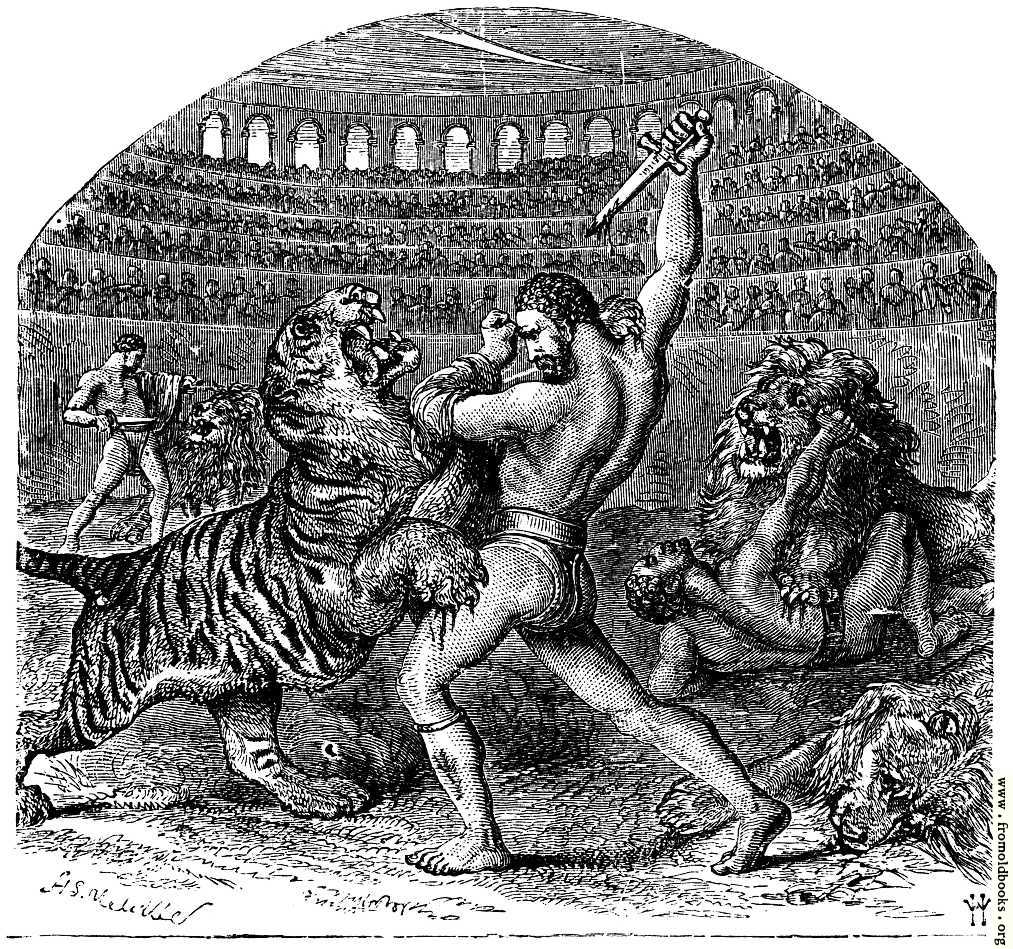 [Picture: Combat of Gladiators with Wild Animals]