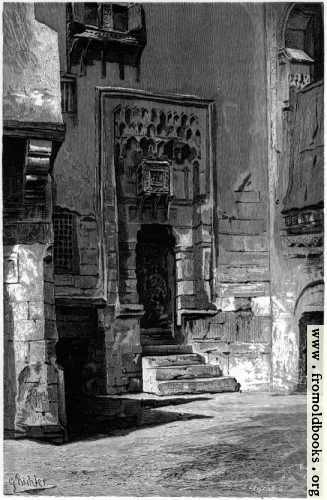 [Picture: Court of an Egyptian House at the Time of the Khalifs]