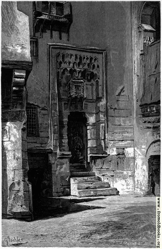 [Picture: Court of an Egyptian House at the Time of the Khalifs]