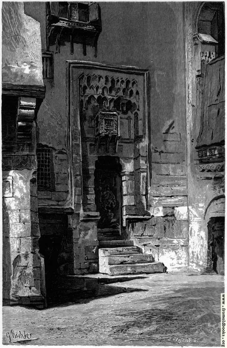 [Picture: Court of an Egyptian House at the Time of the Khalifs]