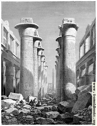 [Picture: Great Hall of Pillars at Karnak.]
