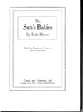 [Picture: Title Page, The Sun’s Babies]