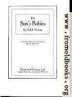 Title Page, The Sun’s Babies