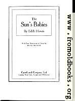 [picture: Title Page, The Sun's Babies]