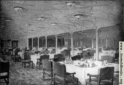 [Picture: Frontispiece 2: Grand Dining Saloon—S.S. Titanic.]