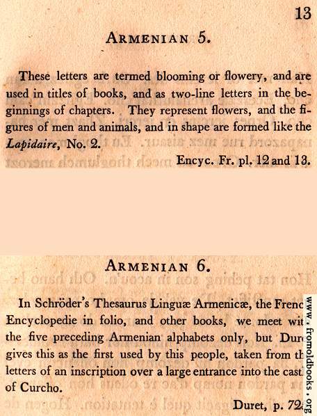 [Picture: Page 13: Armenian (English Description)]