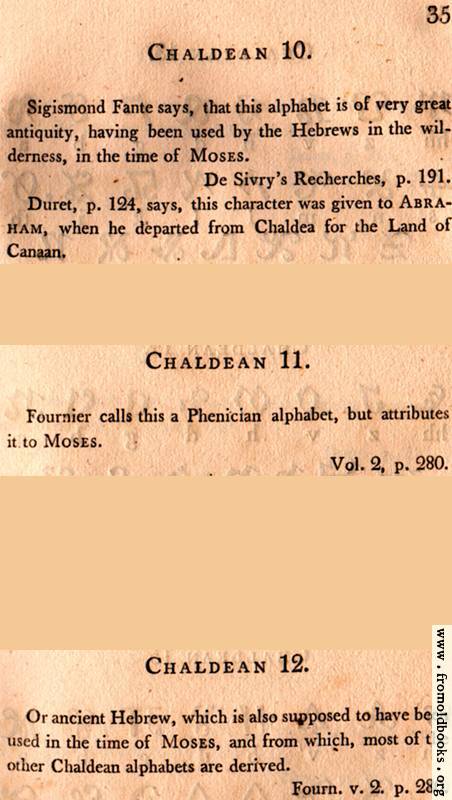 [Picture: Page 35: Chaldean (English description)]