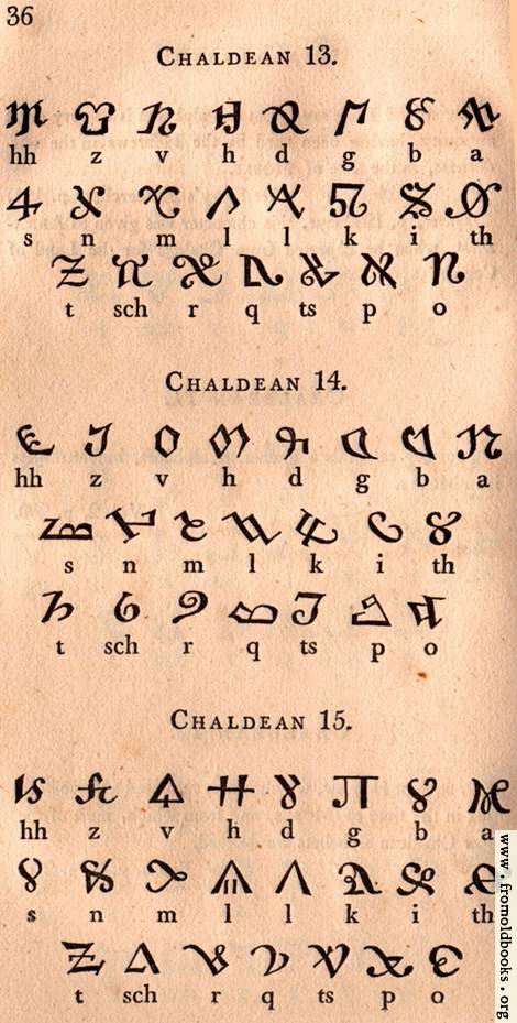 [Picture: Page 36: Chaldean]