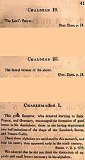 [Picture: Page 41: Chaldean; Charlemagne (English description)]