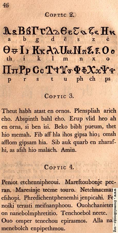 [Picture: Page 46: Coptic]