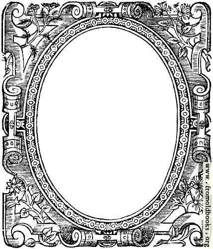 [Picture: Cartouche or frame from title page of Concordance]