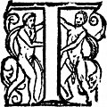 [Picture: Initial Letter T With Naked People]