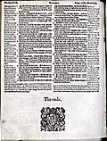 [Picture: Revelation Chapter 22, 1581 Geneva Bible]