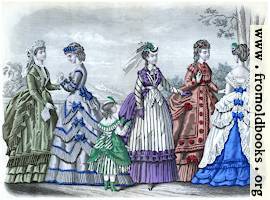 [Picture: Godey’s Fashions for May 1870]