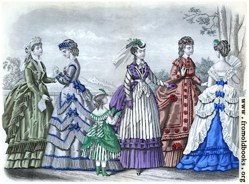 [Picture: Godey’s Fashions for May 1870]