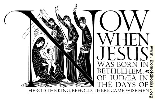 [Picture: Now When Jesus Was Born in Bethlehem]