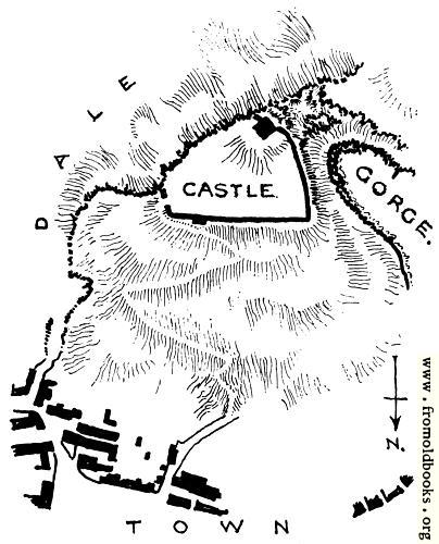 [Picture: Peak Castle, Derbyshire: Plan of the Site.]