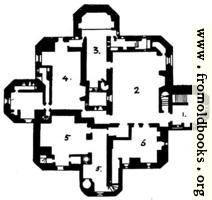 FOBO - Warkworth Castle, Northumberland: Plan of the Keep